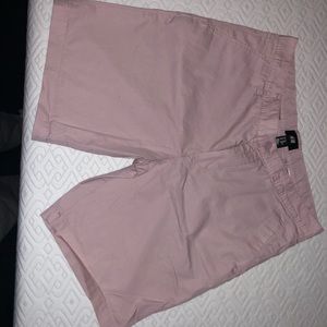 Flat front shorts